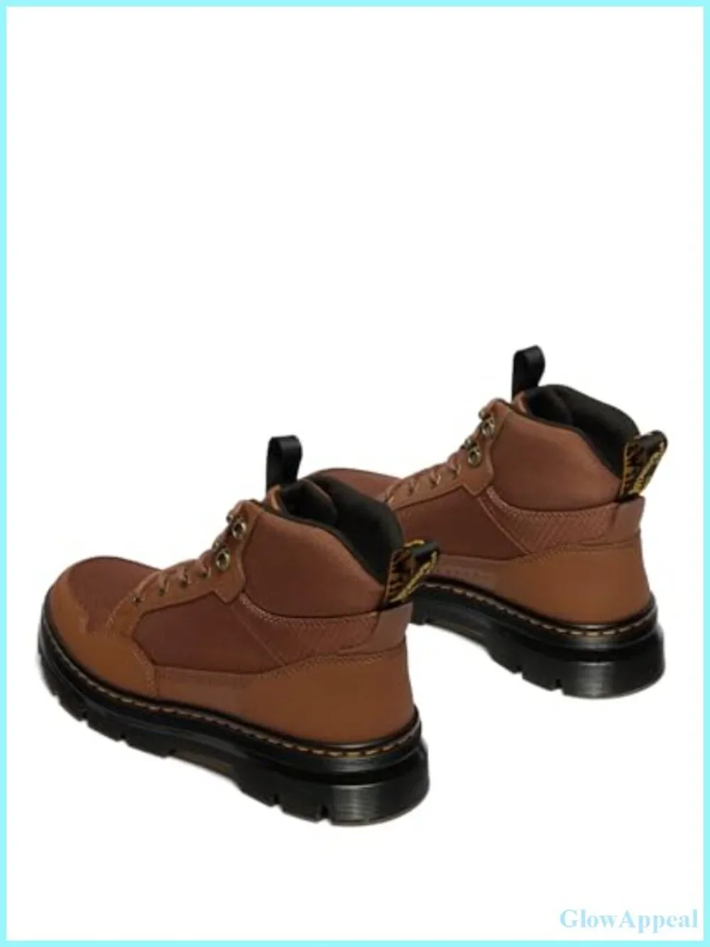 Dr. Martens Rakim Combat Boots Recycled Hexagon Canvas PU Suede Lace-Up Ankle